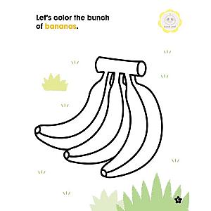 Baby Shark First Coloring Book Fruits and Vegetables