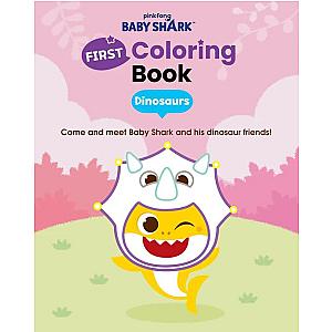 Baby Shark First Coloring Book Dinosaurs