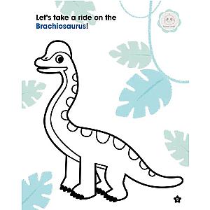 Baby Shark First Coloring Book Dinosaurs
