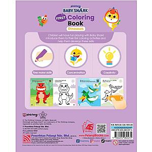 Baby Shark First Coloring Book Dinosaurs