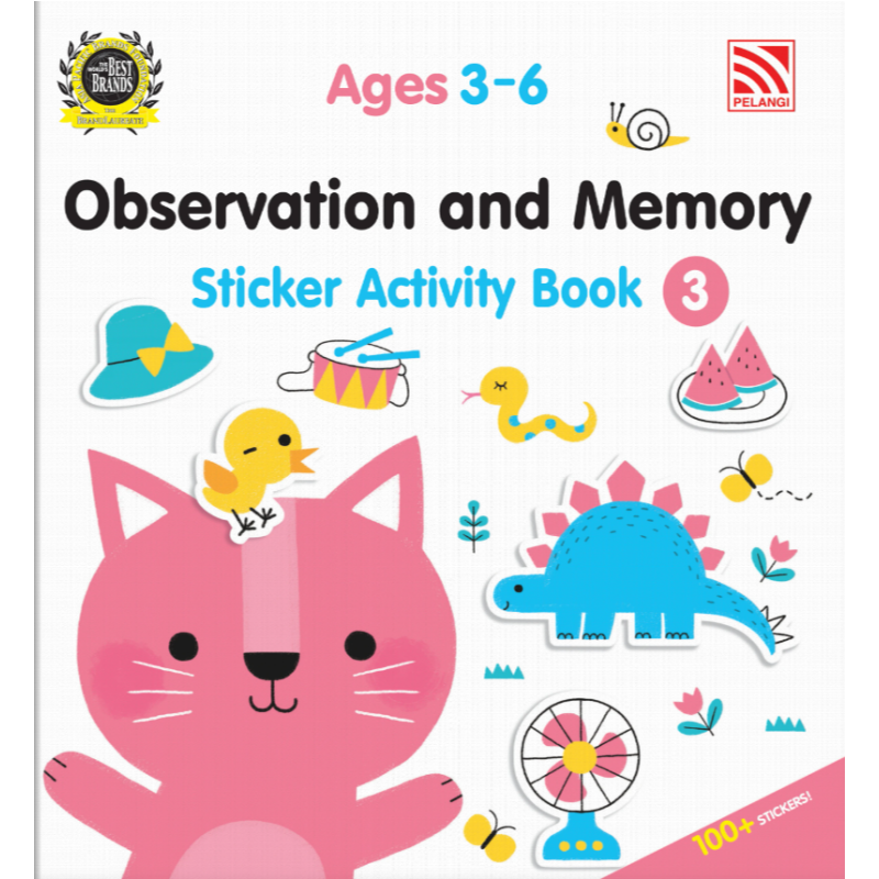 OBSERVATION & MEMORY STICKER - ACTIVITY BOOK 3