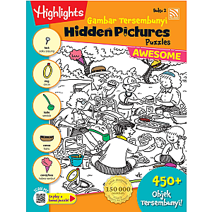 HIGHLIGHTS HIDDEN PICTURES AWESOME - GAMBAR TERSEMBUNYI : HIDDEN PICTURES PUZZLES 2 (BI-BM)